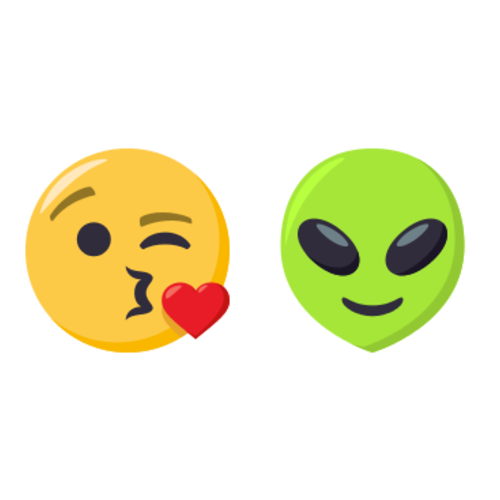 😘👽 Emoji Domain EmojiOne rendering